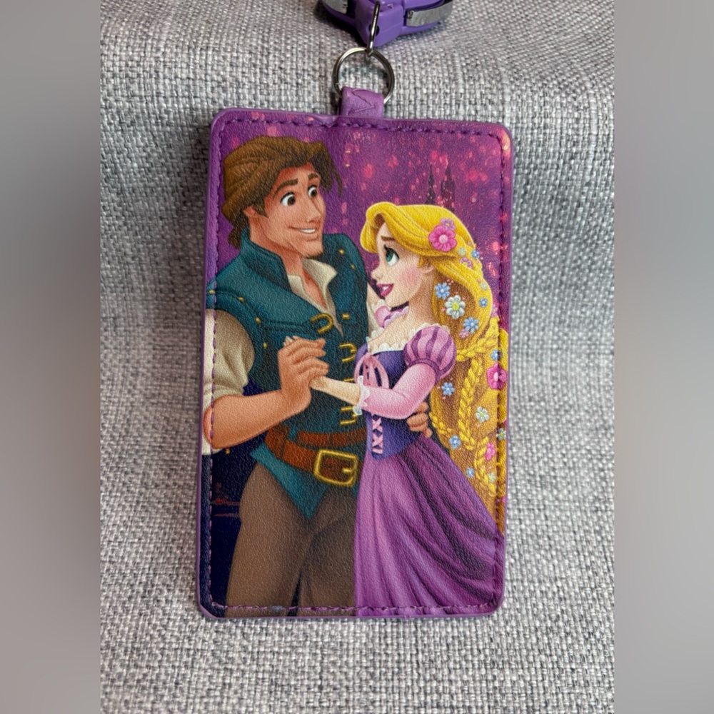 Loungefly Disney Tangled Rapunzel & Flynn Retractable Lanyard - Picture 3 of 8